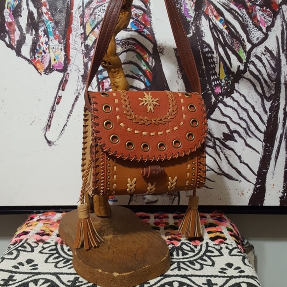 Steven By Steve Madden Handbags - NEW! STEVEN TASSEL/BRAIDED/LACED LEATHER BAG!
